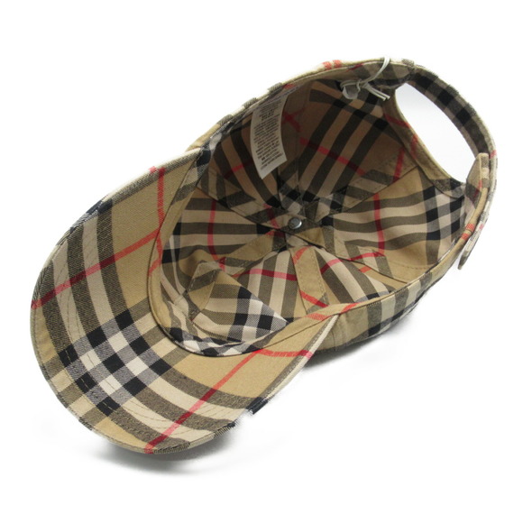 Burberry Baseball Cap Hat Cotton Beige - Picture 4 of 7